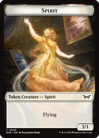 Spirit (0006) // Treasure Double-Sided Token (6 // 15) [Duskmourn: House of Horror]