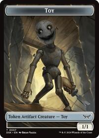 Toy // Treasure Double-Sided Token (7 // 15) [Duskmourn: House of Horror]