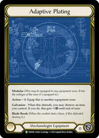 Adaptive Plating - FAB169 (FAB169) [Flesh and Blood: Promo Cards]