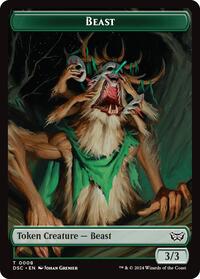 Beast // Scarecrow Double-Sided Token (8 // 23) [Commander: Duskmourn: House of Horror]