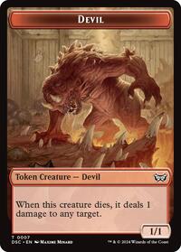 Devil // Scarecrow Double-Sided Token (7 // 23) [Commander: Duskmourn: House of Horror]