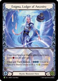Enigma, Ledger of Ancestry - HER114 (HER114) [Flesh and Blood: Promo Cards]