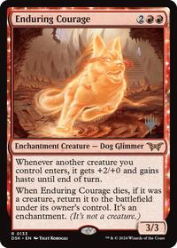 Enduring Courage (133) [Promo Pack: Duskmourn: House of Horror]