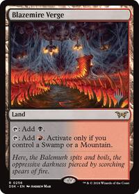 Blazemire Verge (256) [Promo Pack: Duskmourn: House of Horror]