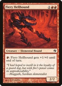 Fiery Hellhound (49) [Duel Decks: Venser vs. Koth]