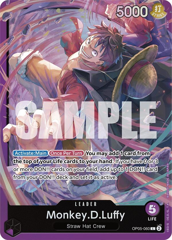 Monkey.D.Luffy (OP05-060) (OP05-060) [Starter Deck 18: PURPLE Monkey.D.Luffy]