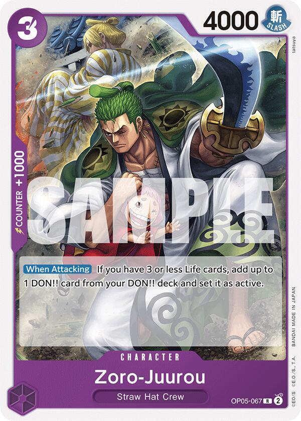 Zoro-Juurou (OP05-067) (OP05-067) [Starter Deck 18: PURPLE Monkey.D.Luffy]