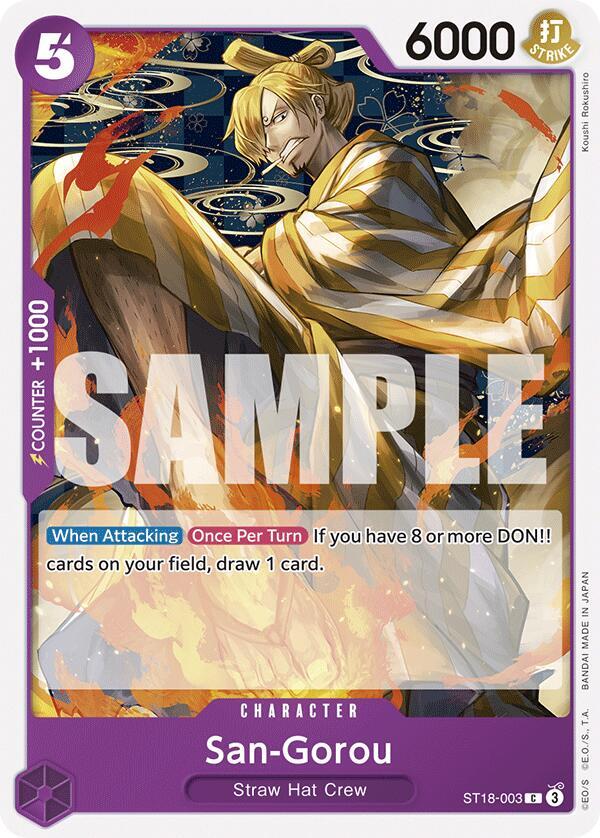 San-Gorou (ST18-003) [Starter Deck 18: PURPLE Monkey.D.Luffy]