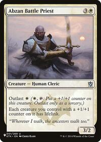 Abzan Battle Priest (001/269) [The List Reprints]