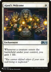 Ajani's Welcome (006/280) [The List Reprints]