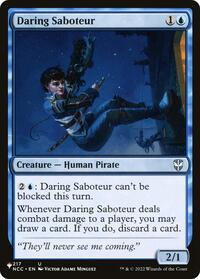 Daring Saboteur (217/093) [The List Reprints]
