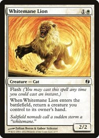 Whitemane Lion (2) [Duel Decks: Venser vs. Koth]