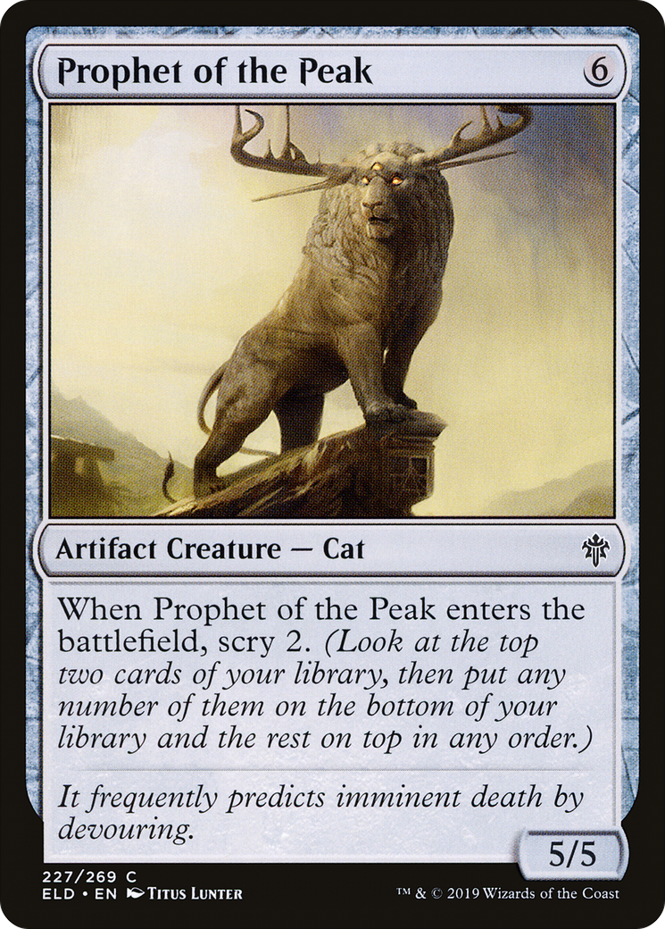 Prophet of the Peak (ELD-227) - Throne of Eldraine