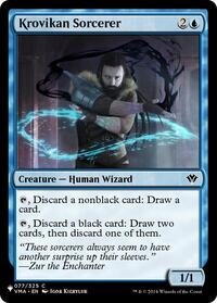 Krovikan Sorcerer (077/325) [The List Reprints]