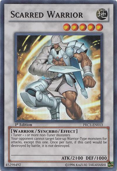 Scarred Warrior (PRC1-EN013) [2012 Premium Collection Tin]