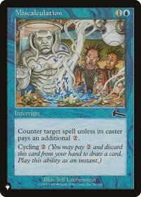Miscalculation (36/143) [The List Reprints]