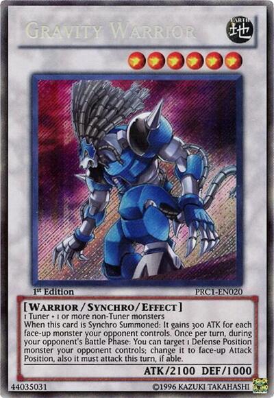 Gravity Warrior (PRC1-EN020) [2012 Premium Collection Tin]