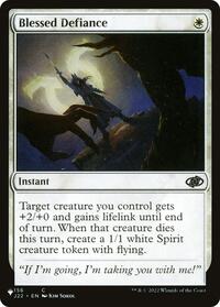 Blessed Defiance (156/051) [The List Reprints]