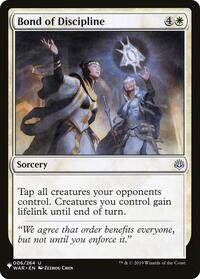 Bond of Discipline (006/264) [The List Reprints]