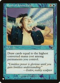 Rush of Knowledge (49/143) [The List Reprints]