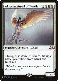 Akroma, Angel of Wrath (001/062) [The List Reprints]