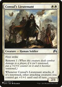 Consul's Lieutenant (011/272) [The List Reprints]