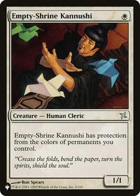 Empty-Shrine Kannushi (2/165) [The List Reprints]
