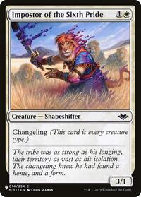 Impostor of the Sixth Pride (14) [The List Reprints]