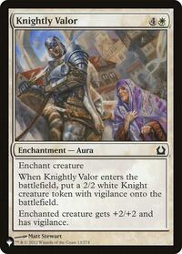 Knightly Valor (13/274) [The List Reprints]