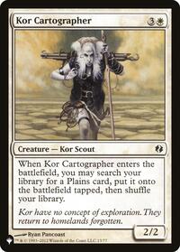 Kor Cartographer (13/77) [The List Reprints]