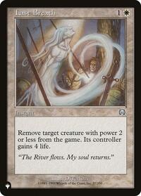 Last Breath (27/350) [The List Reprints]