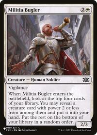 Militia Bugler (019/024) [The List Reprints]