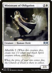 Ministrant of Obligation (016/259) [The List Reprints]