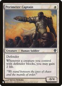 Perimeter Captain (16/145) [The List Reprints]