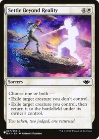 Settle Beyond Reality (027/254) [The List Reprints]