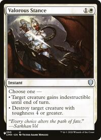 Valorous Stance (CMR) (390/361) [The List Reprints]