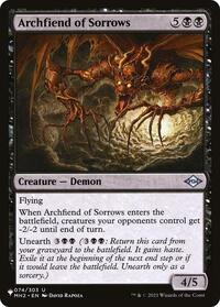 Archfiend of Sorrows (074/303) [The List Reprints]