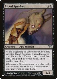 Blood Speaker (103/306) [The List Reprints]