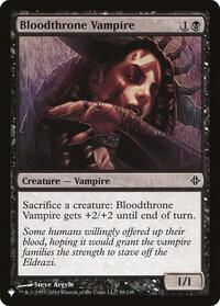Bloodthrone Vampire (98/248) [The List Reprints]