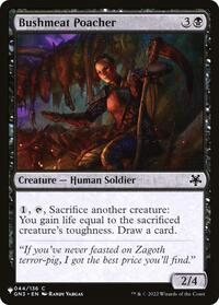 Bushmeat Poacher (044/136) [The List Reprints]