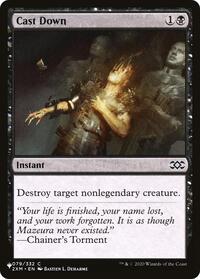 Cast Down (2XM) (079/332) [The List Reprints]
