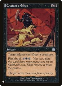 Chainer's Edict (57/143) [The List Reprints]