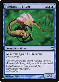 Telekinetic Sliver (84/301) [The List Reprints]