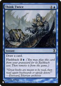 Think Twice (86/301) [The List Reprints]