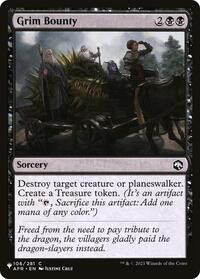 Grim Bounty (106/281) [The List Reprints]