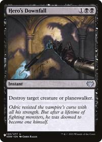 Hero's Downfall (120/277) [The List Reprints]