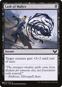 Lash of Malice (074/275) [The List Reprints]