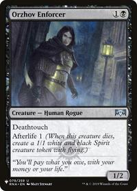 Orzhov Enforcer (079/259) [The List Reprints]