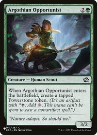 Argothian Opportunist (167/012) [The List Reprints]