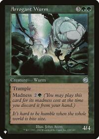 Arrogant Wurm (120/143) [The List Reprints]